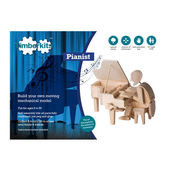 Pianist Wooden Toy Kit, 3 of 3