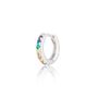 Rainbow Single Cartilage Hoop Earring, 7mm, thumbnail 1 of 4