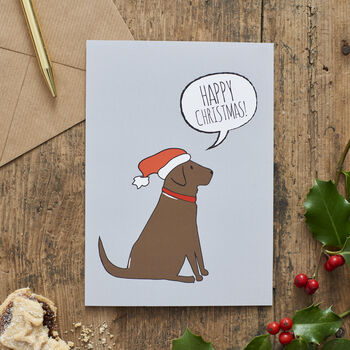 Chocolate Labrador Organic Cotton Tea Towel, 11 of 12