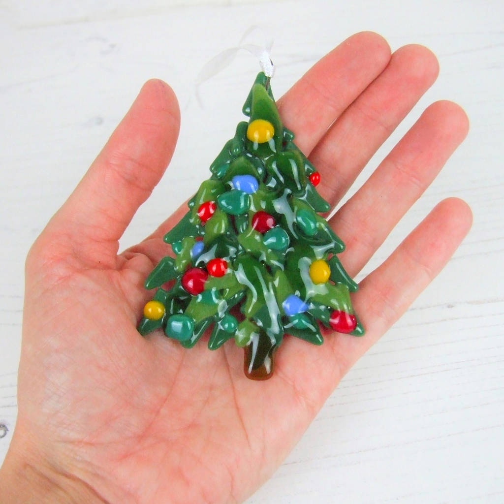Handmade Glass Christmas Tree Decoration By Jessica Irena Smith Glass