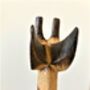 Hand Carved Wood Giraffe Sculpture Painted Ornament 80cm, thumbnail 3 of 4