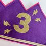 Choose Age Felt Birthday Crown For Kids And Adults, thumbnail 8 of 12