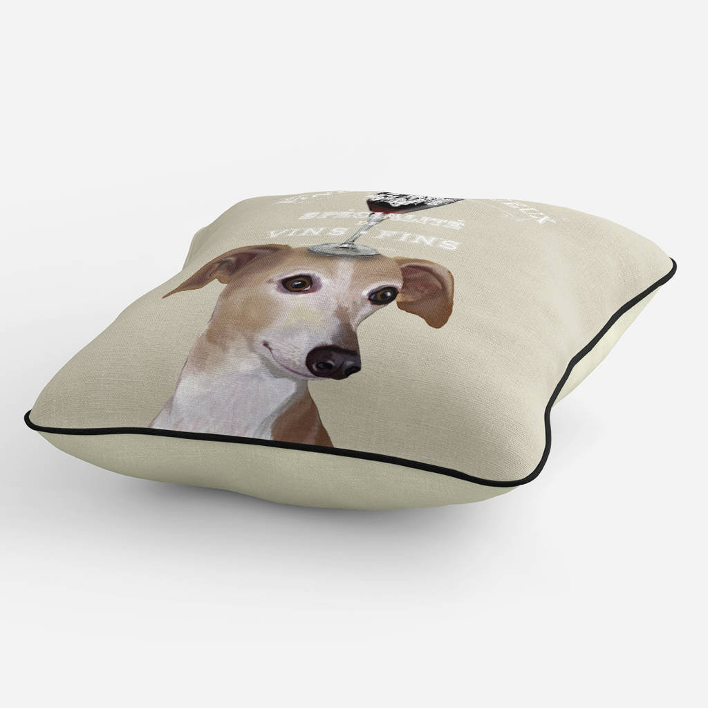 greyhound cushion