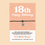 Milestone Birthday Wish Bracelet Gift, thumbnail 3 of 12