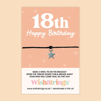 Milestone Birthday Wish Bracelet Gift, 3 of 12