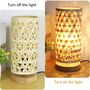 Handmade Bamboo Bedside Table Lamp, thumbnail 2 of 6
