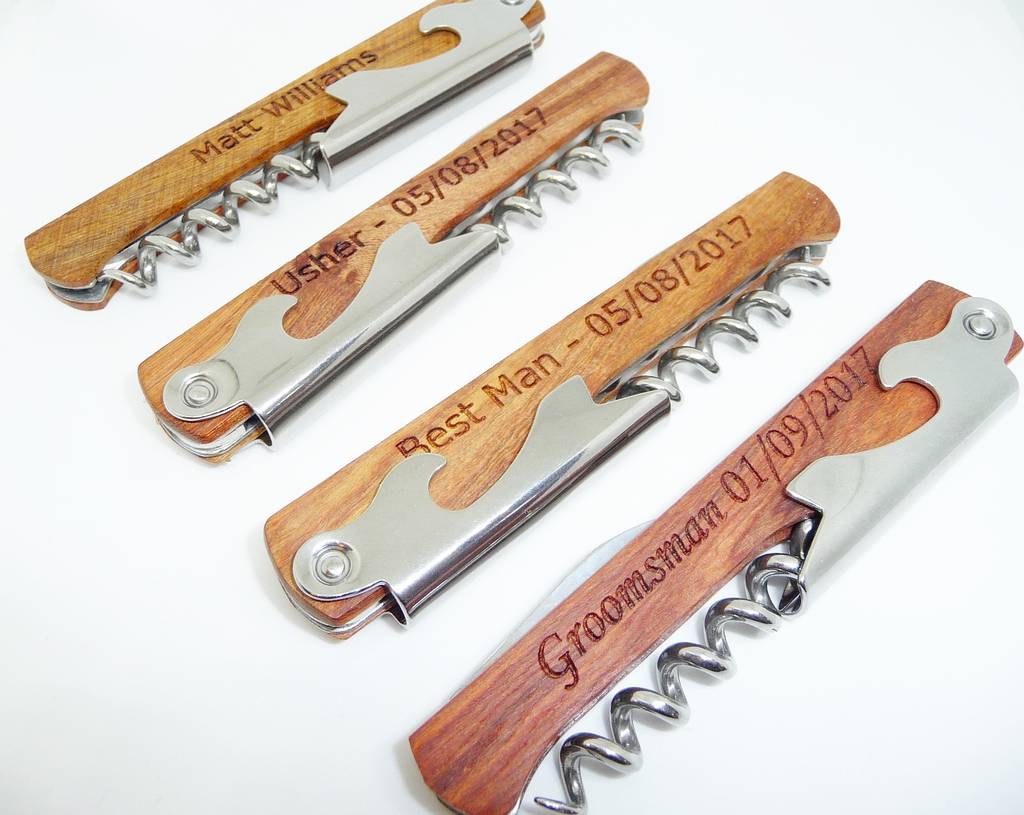 personalised classic wine bottle openers by wooden toy gallery ...