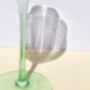 Cute Ombre Ribbed Prosecco Glass, thumbnail 6 of 7