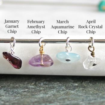 Birthstone Mantra Necklace, 6 of 9