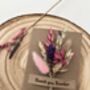 Teacher Dried Flower Thank You Card, thumbnail 1 of 3