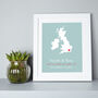 Home Is Where The Heart Is Treasured Location Print, thumbnail 1 of 2