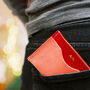 Colour Block Leather Card Wallet, thumbnail 1 of 11