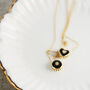 14ct Gold, Enamel And Diamond Necklace, thumbnail 4 of 6