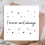Card For Husband / Wife | Cute Anniversary Card, thumbnail 1 of 3