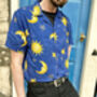 90s Sun And Moon Pattern Button Up Shirt, thumbnail 2 of 7