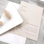 The Minimalist Save The Date Cards, thumbnail 5 of 10