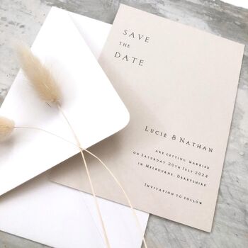 The Minimalist Save The Date Cards, 5 of 10
