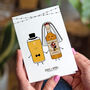 Favourite Drinks Personalised Wedding Card, thumbnail 1 of 11