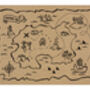 Pirate Treasure Map Place Mat, thumbnail 4 of 4