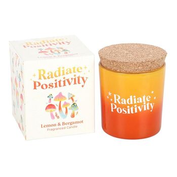 Radiate Positivity Lemon And Bergamot Candle, 2 of 3