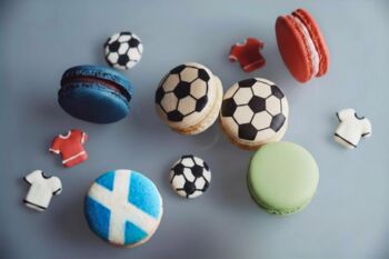 Football Fan World Cup Macaron Gift Box, 2 of 3