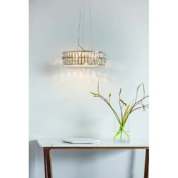 Kelvin Five Light Crystal LED Chandelier, 6 of 10
