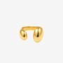Kin Gold Statement Open Ring, thumbnail 3 of 6
