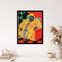 Big Poppa Notorious B.I.G Rapper Wall Art Print, thumbnail 4 of 6
