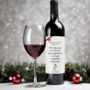 Personalised Funny Christmas Survival Wine Label, thumbnail 4 of 4