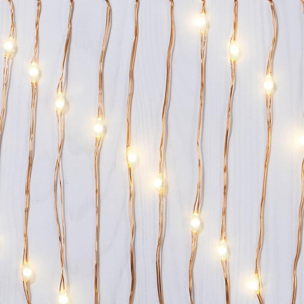 copper fairy lights table decorations by bunting & barrow ...