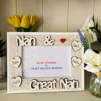 Personalised Nan Photo Frame Birthday Gift, 3 of 4