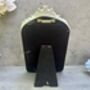 Grey Ornate 6x4 Inch Portrait Photo Frame For Home Decor, thumbnail 7 of 8