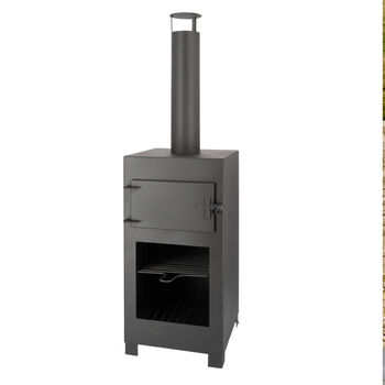 Black Outdoor Pizza Oven And Patio Heater, 6 of 6