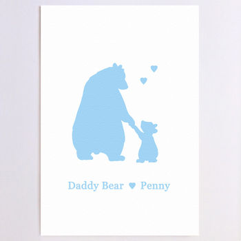 Personalised Bear And Cub Print, 8 of 12