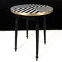 Side Table With Black And White Geometric Design, thumbnail 5 of 5