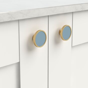 Grey Colourful Cupboard Door Knob Drawer Handles, 8 of 12