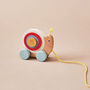 Wooden Pull Along Snail Children’s Toy, thumbnail 1 of 3