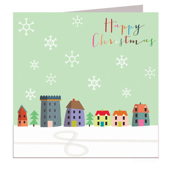 Snowflake Christmas Greetings Card, 2 of 3