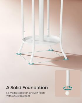 Coat Rack Freestanding Coat Stand With Umbrella Holder, 5 of 7