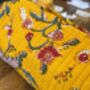 Block Print Washbag, Make Up Pouch, Travel Kit, thumbnail 7 of 12