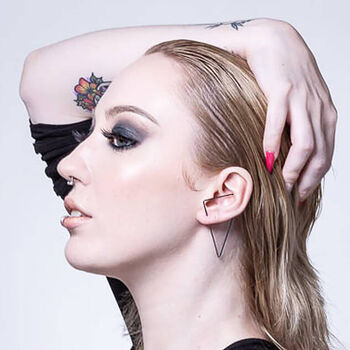 Oxidised Sterling Silver Black Triangle Ear Cuffs, 2 of 8