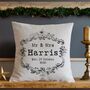 Vintage Style 'Mr And Mrs' Cushion, thumbnail 1 of 8