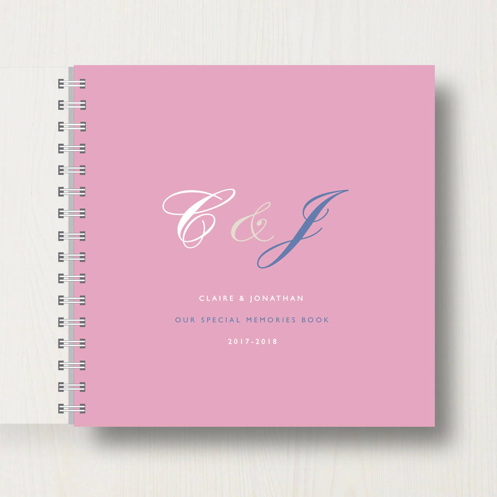 Personalised Couples Memory Book