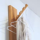 Wooden Clothes Hanging Hooks By Za Za Homes | notonthehighstreet.com