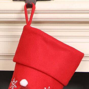 Personalised Novelty Snowman Christmas Stocking, 5 of 6