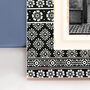 Black Tile Print 6' x 4' Photo Frame, Fathers Day, thumbnail 3 of 5