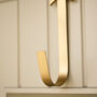 Luxury Gold Star Christmas Wreath Hanger, thumbnail 4 of 5