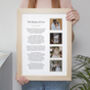 Wedding Vows Personalised Photo Print, thumbnail 8 of 11