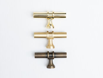Solid Brass Plain Kitchen Pull Handles And Knobs, 7 of 12