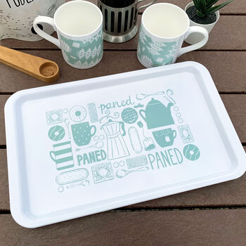 Paned Welsh Serving Tray, 4 of 5